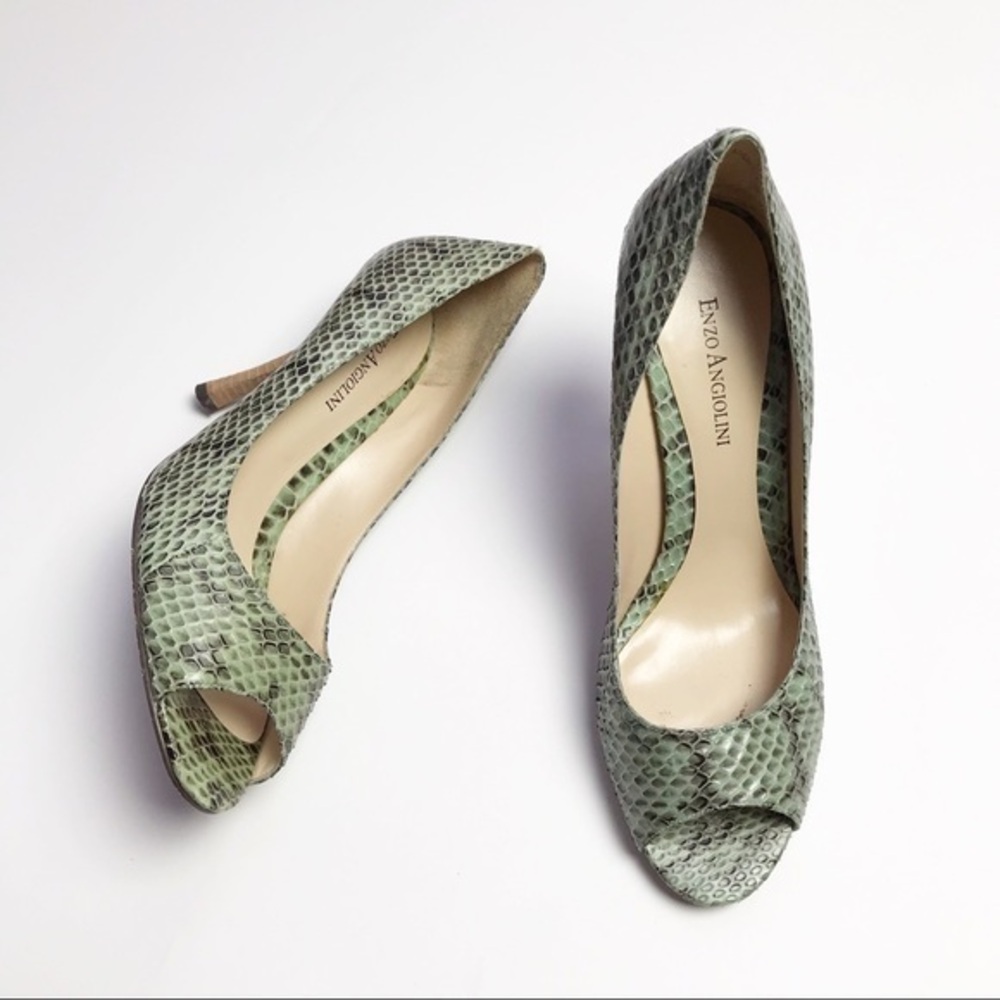 ENZO ANGIOLINI MAYLIE FAUX LEATHER SNAKESKin